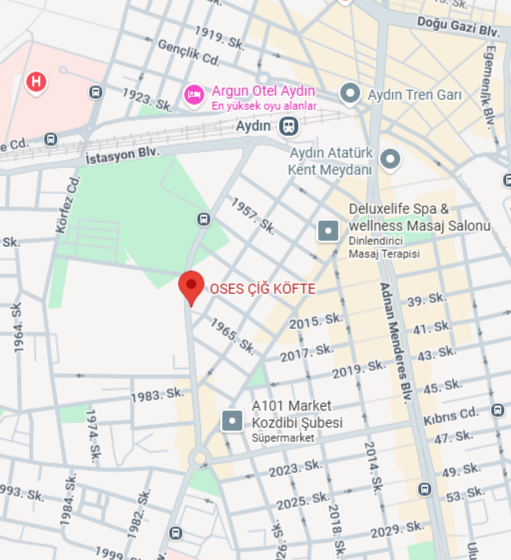 OSES Çiğ Köfte Konumu